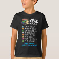 I will read books on a boat and everywhere reading