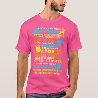 I Will Read Books On A Boat I Will Read Books With T-Shirt