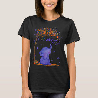 I Will Remember For You Alzheimers Awareness Elepl T-Shirt