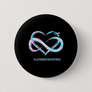 I Will Remember For You Heimerheimer Awareness Cut Button