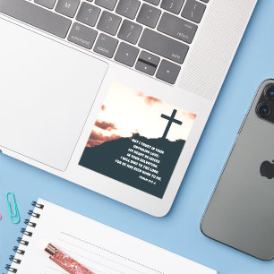 I Will Sing Of God's Salvation Psalm 13:5-6 Sticker