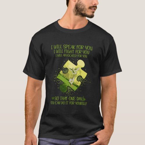 I Will Speak Fight Advocate For You Accessories An T_Shirt