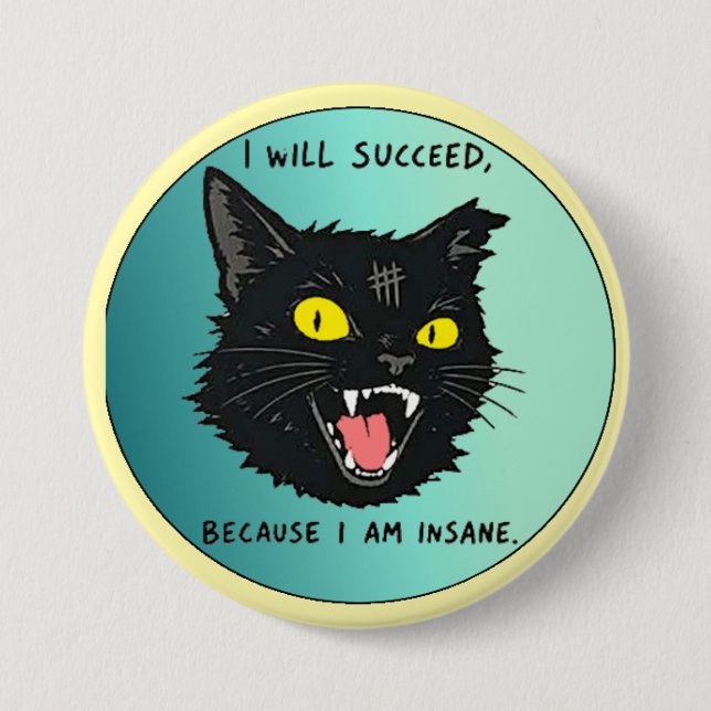 I will succeed button (Front)
