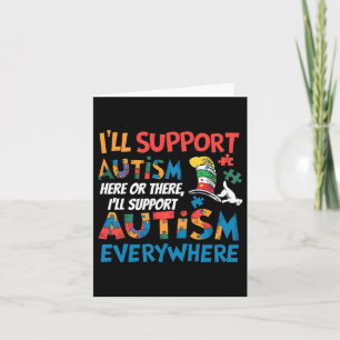 I Will Support Autism Awareness Tee – Advocacy Eve Card