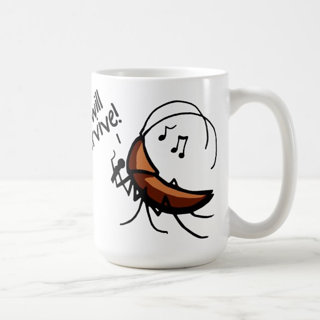 I Will Survive Singing Roach - Mug (Right)