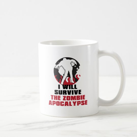 I Will Survive The Zombie Apocalypse Coffee Mug