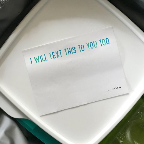 I will text this to you too funny blue post_it notes