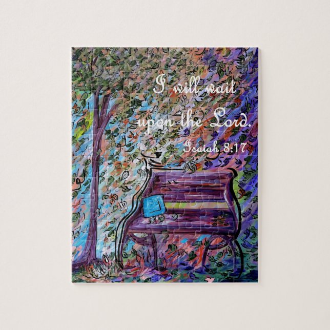I Will Wait Upon the Lord Jigsaw Puzzle (Vertical)