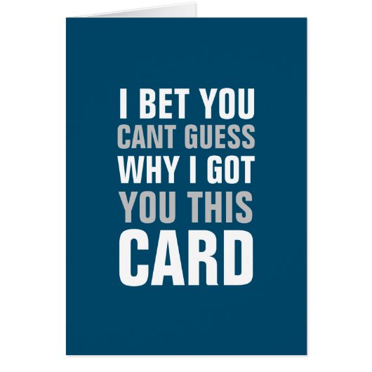 I Win Cards (Front)