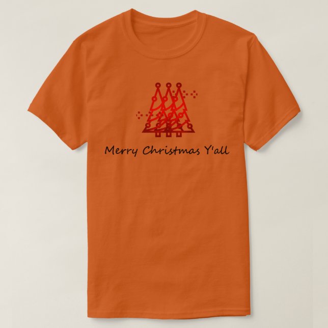 I Wish A Very Merry Christmas To You And Happy New T-Shirt (Design Front)