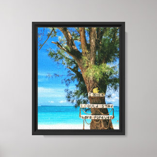 I Wish I Could Stay Here Forever Canvas Print