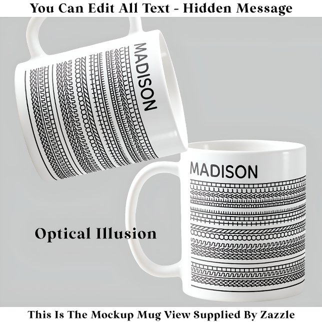 I Wish I Was On The Beach Hidden Text & Name 103B  Coffee Mug (Creator Uploaded)