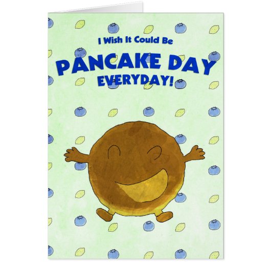 I wish it could be Pancake Day Everyday Cards (Front)