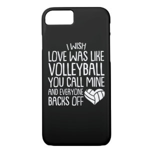 I Wish Love Like Volleyball Call Mine iPhone 8/7 Case