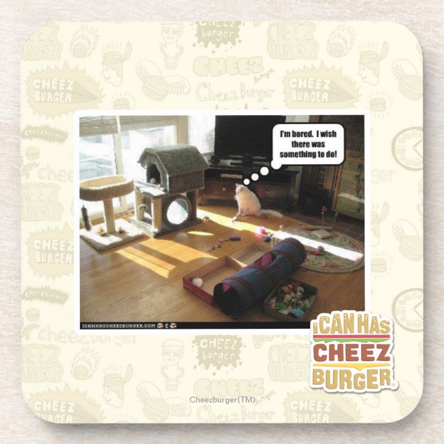 I wish there was something to do beverage coaster (Front)