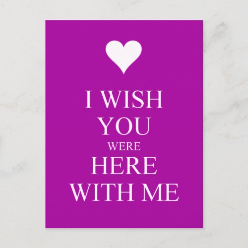 I WISH YOU WERE HERE WITH ME SAD QUOTES MISSING YO POSTCARD