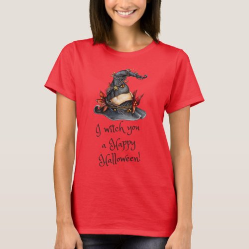 I witch you a happy Halloween  T_Shirt