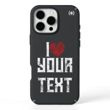 I WITH RED HEART DESIGN