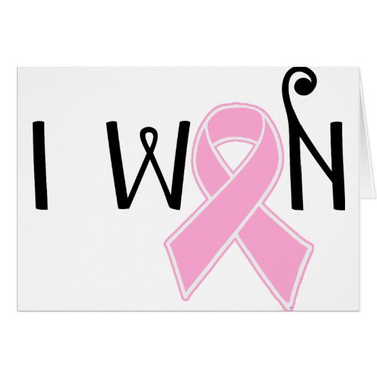 I Won Breast Cancer Awareness (Front Horizontal)