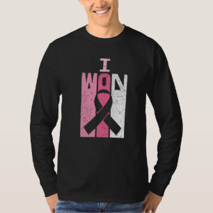 I Won Breast Cancer Awareness Warrior Survivor T-Shirt