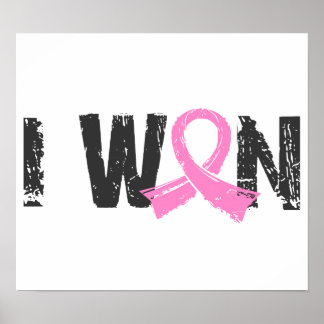 I Won Breast Cancer Poster