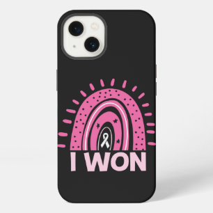 I Won Breast Cancer Survivor Pink Rainbow iPhone 13 Case