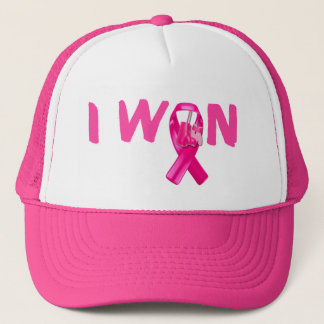 I Won, Breast Cancer Survivor Trucker Hat