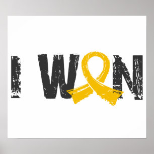 I Won Childhood Cancer Poster