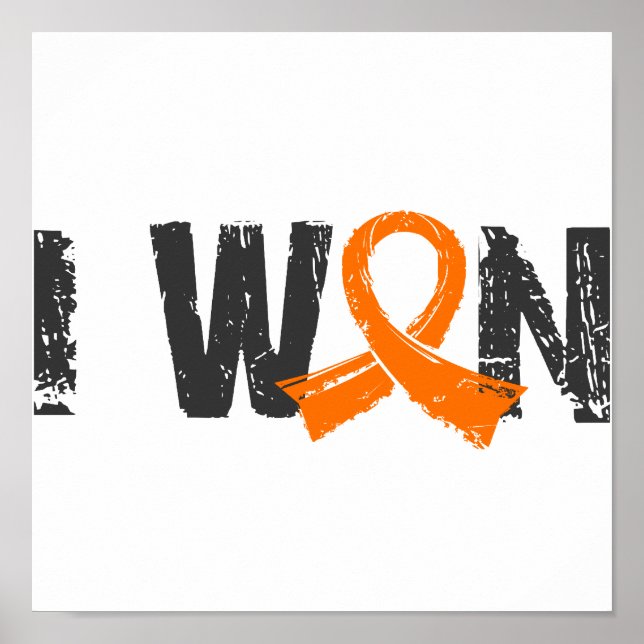 I Won Leukemia Poster (Front)