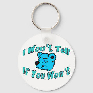 I Won't Tell Keychain