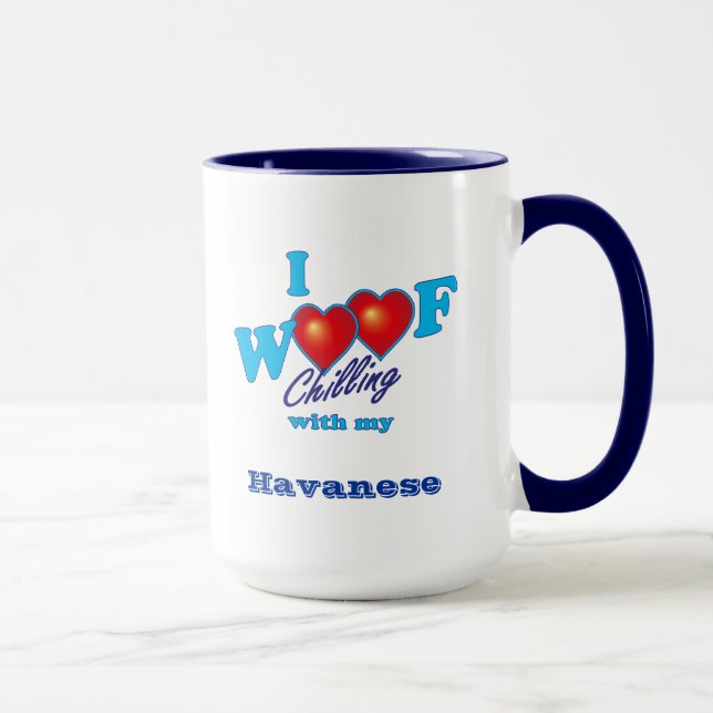 I Woof Havanese Mug (Right)