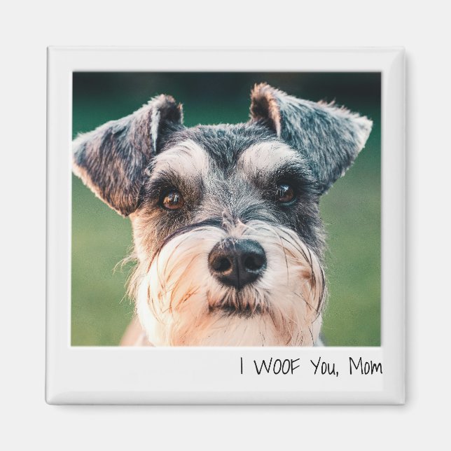 I WOOF You Instant Camera Custom Magnet (Front)