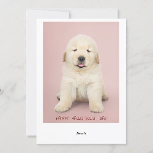 I Woof You The Most With a Paw Print Holiday Card