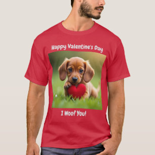 I Woof You Valentine's Day T-Shirt