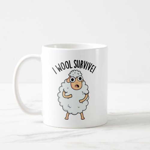 I Wool Survive Funny Sheep Puns  Coffee Mug