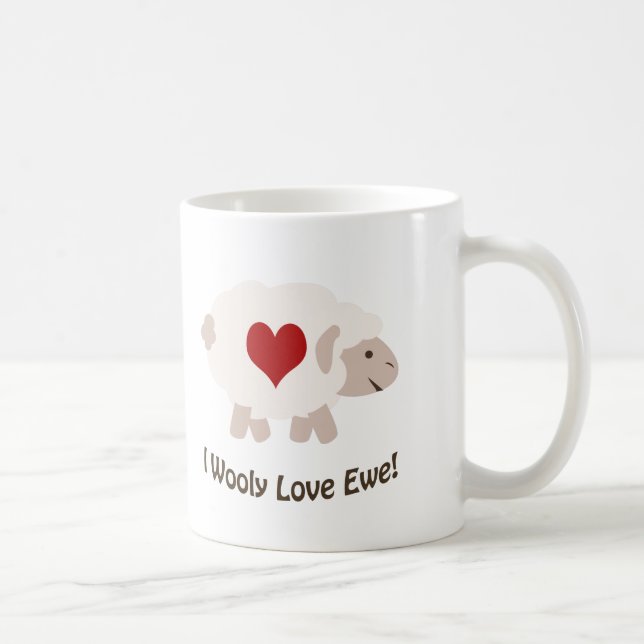 I Wooly Love You! Coffee Mug (Right)