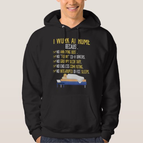 I Work At Home Work From Home Hoodie