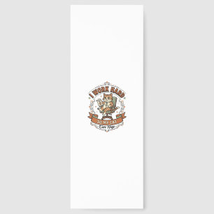 I Work Hard So My Cat Can Nap Cat Funny Owner Humo Bookmarks