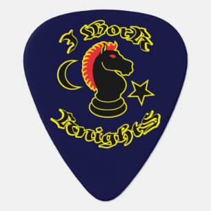 I work Knights Guitar Pick