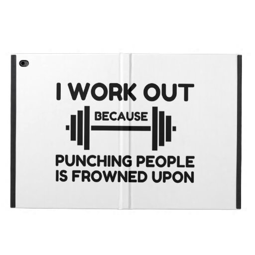 I Work Out Powis iPad Air 2 Case
