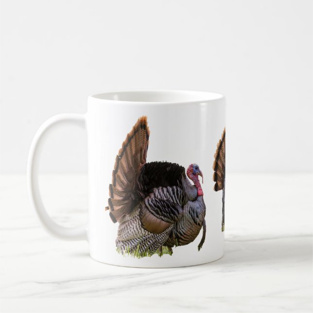 I Work With Turkeys Coffee Mug (Left)