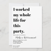 I Worked My Whole Life For This? 