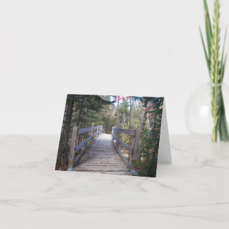 I would cross any bridge notecard