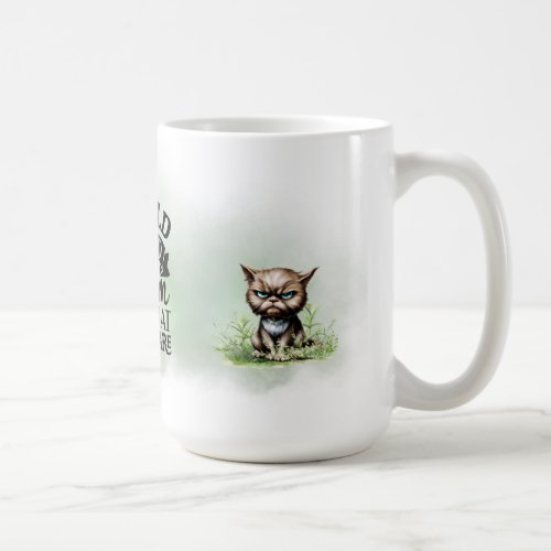 I Would Like To Confirm That I Dont Care  Cat Coffee Mug