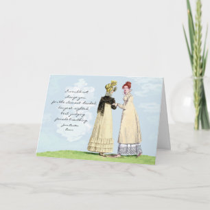 I Would Not Change You - Jane Austen Note Card