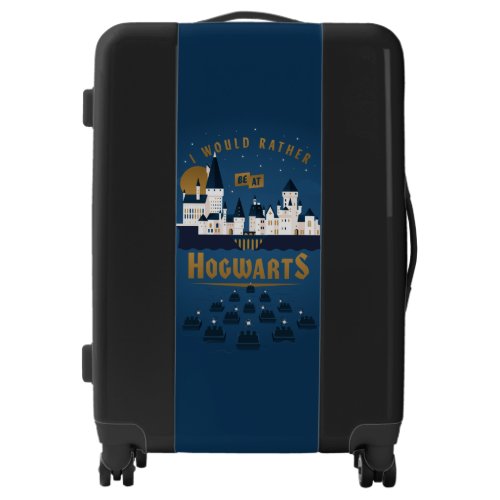 I Would Rather Be At HOGWARTS Abstract Boat Ride Luggage