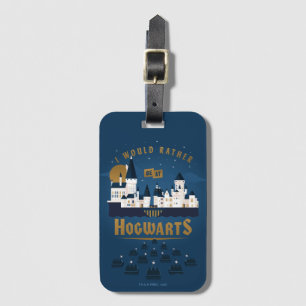 I Would Rather Be At HOGWARTS™ Abstract Boat Ride Luggage Tag