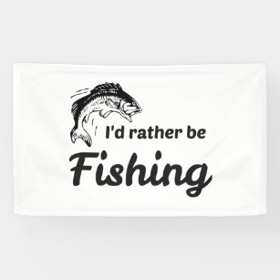 Brown Trout Fishing Flag Banner Party Promotion Decoration Graphic