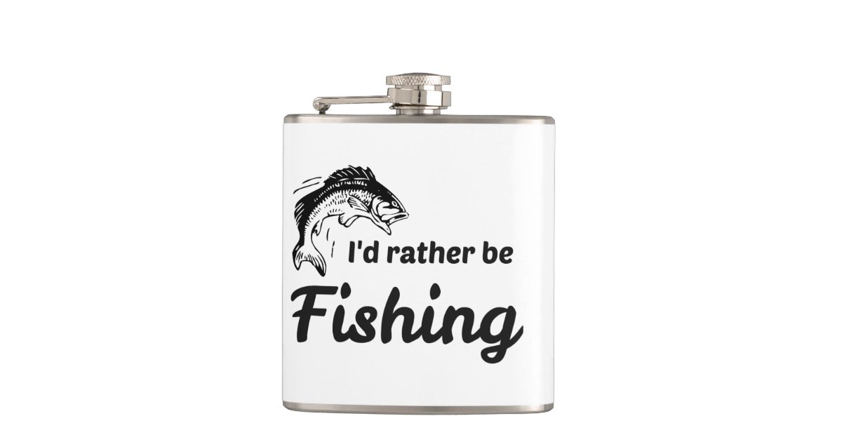 Fishing Flask, Zazzle