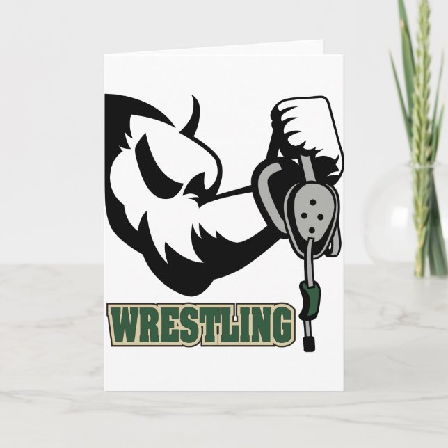 I Wrestle Card (Front)